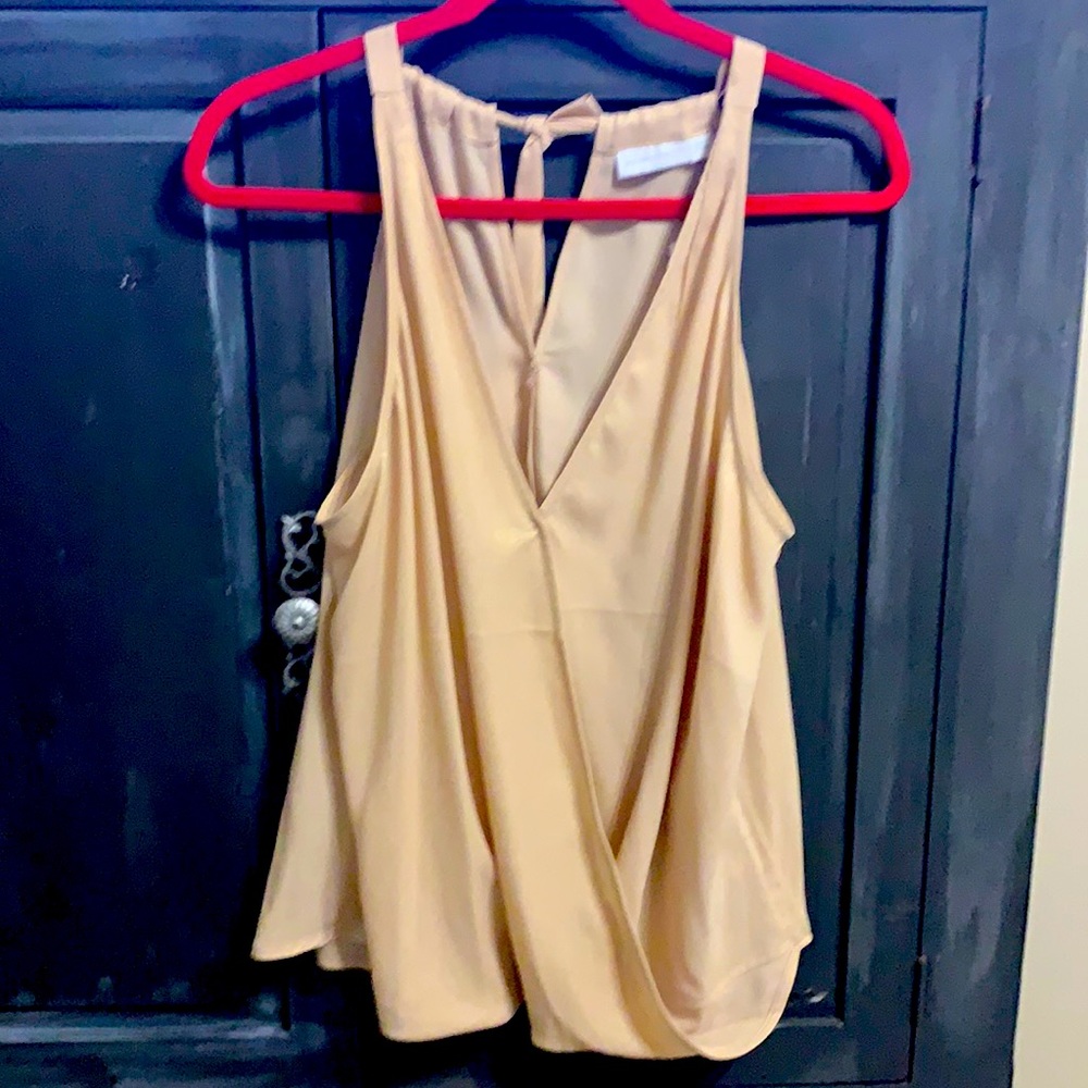 Shimmery gold halter